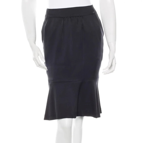 Fall 2001 Chanel Satin Skirt